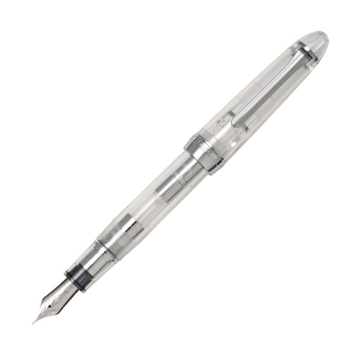 Sailor Fountain Pen Profit 21 Silver Demonstrator Medium Fine Point Pen