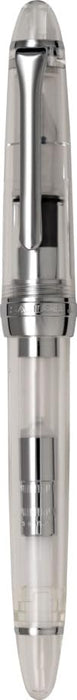 Sailor Fountain Pen Profit Lite Zoom Silver Trim Demonstrator 11-1075-700