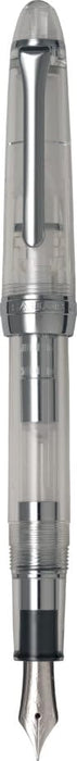 Sailor Fountain Pen Profit Lite Zoom Silver Trim Demonstrator 11-1075-700
