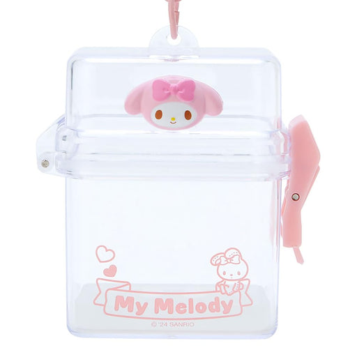 Sanrio My Melody Mini Clear Case 8x8x4cm 604461 - Pitatto Friends Customization Supplies-Kiichin - The #1 Place for Japanese Goods in Your Hand!