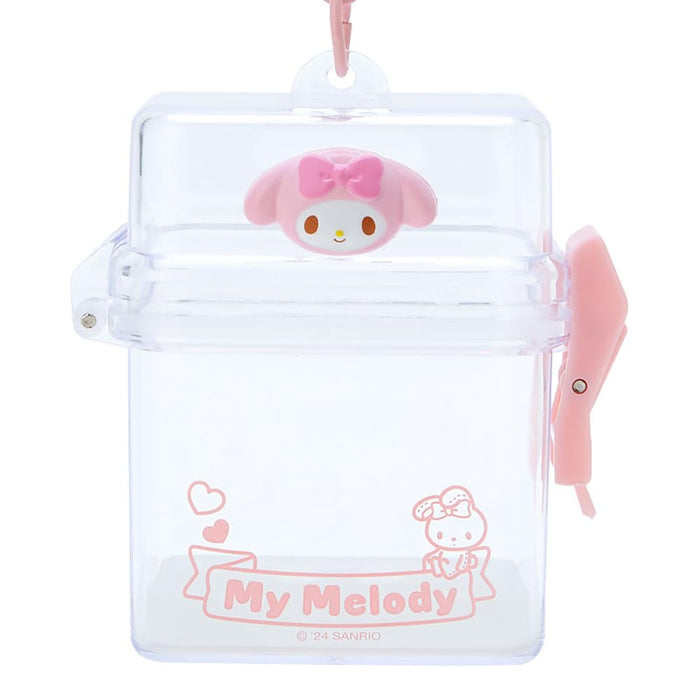 Sanrio My Melody Mini Clear Case 8x8x4cm 604461 - Pitatto Friends Customization Supplies-Kiichin - The #1 Place for Japanese Goods in Your Hand!