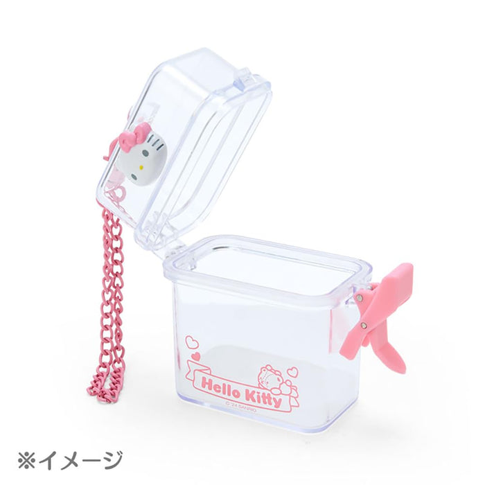 Sanrio My Melody Mini Clear Case 8x8x4cm 604461 - Pitatto Friends Customization Supplies-Kiichin - The #1 Place for Japanese Goods in Your Hand!