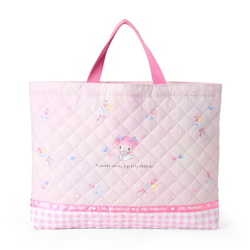 Sanrio My Melody Quilted Children's Lesson Bag with Name Space and Loops-Kiichin - The #1 Place for Japanese Goods in Your Hand!