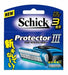 Schick Protector Three Razor with 4 Replacement Blades by Schick-Kiichin - The #1 Place for Japanese Goods in Your Hand!
