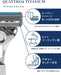 Schick Quattro 4 Titanium Men's Razor with Holder and Extra Blade-Kiichin - The #1 Place for Japanese Goods in Your Hand!