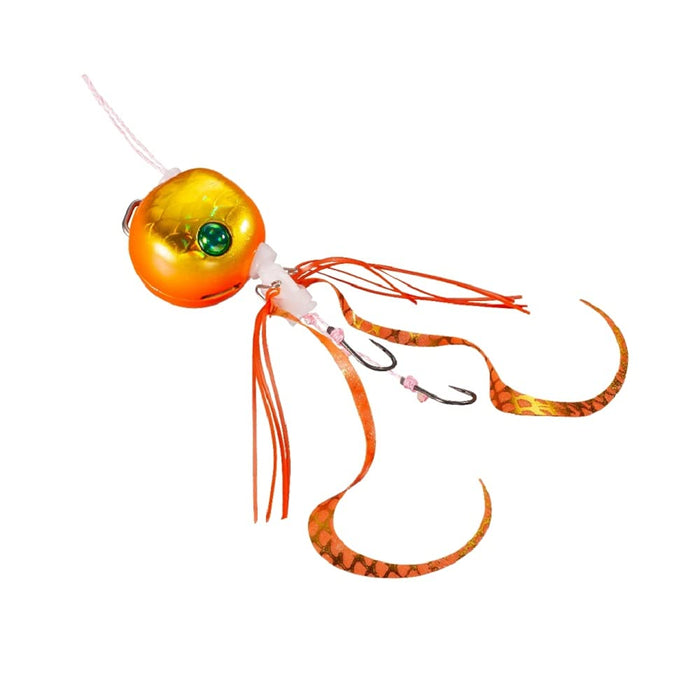 Shimano Engetsu Rakuchenbakubaku R 60G Orange Gold Sea Bream Metal Jig-Kiichin - The #1 Place for Japanese Goods in Your Hand!