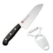 Shimomura Kogyo Santoku & Gyuto Knife Set 2pc KZ-BJB2A Japan Niigata-Kiichin - The #1 Place for Japanese Goods in Your Hand!