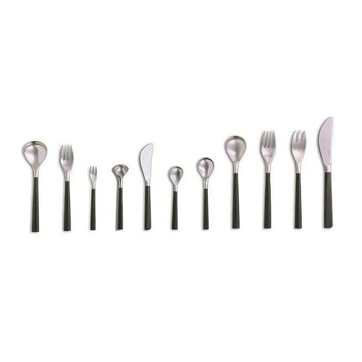 Nihon Yoshokki Sori Yanagi Black Handle Soup Spoon 17.9Cm Japan-Kiichin - The #1 Place for Japanese Goods in Your Hand!
