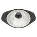 Nihon Yoshokki 22Cm Cast Iron Induction Grill Pan with Stainless Steel Lid - Made in Japan-Kiichin - The #1 Place for Japanese Goods in Your Hand!