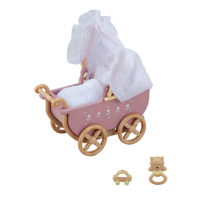 Epoch Sylvanian Families Baby Car Set St Mark Certified Dollhouse Toy for Ages 3+-Kiichin - The #1 Place for Japanese Goods in Your Hand!
