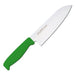 Tojiro Green Elastomer Handle Santoku Knife - Color MV Series-Kiichin - The #1 Place for Japanese Goods in Your Hand!