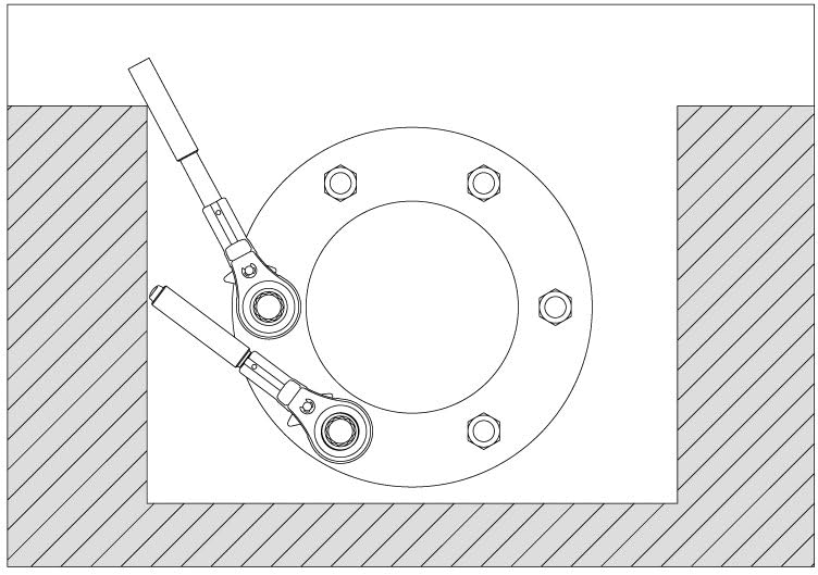 Top Kogyo Main Pipe Wrench with Telescopic Handle 19X24mm 245-300mm-Kiichin - The #1 Place for Japanese Goods in Your Hand!