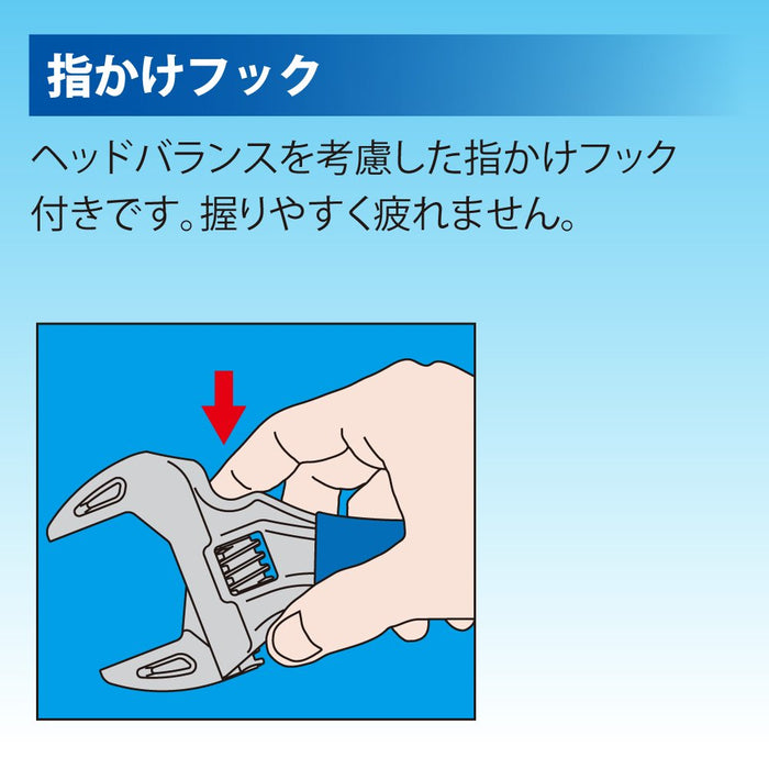 Top Kogyo Short Eco Wide 8-38mm Lightweight Monkey Wrench Made in Japan-Kiichin - The #1 Place for Japanese Goods in Your Hand!