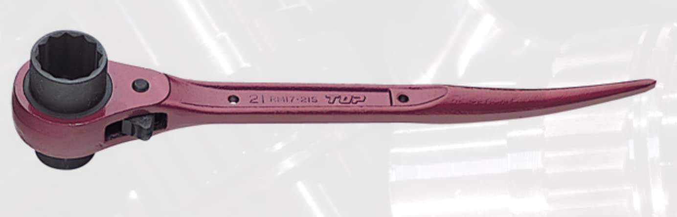 Top Kogyo Short Curved Ratchet Wrench 19x24mm Sino Rose Carpentry Tool-Kiichin - The #1 Place for Japanese Goods in Your Hand!