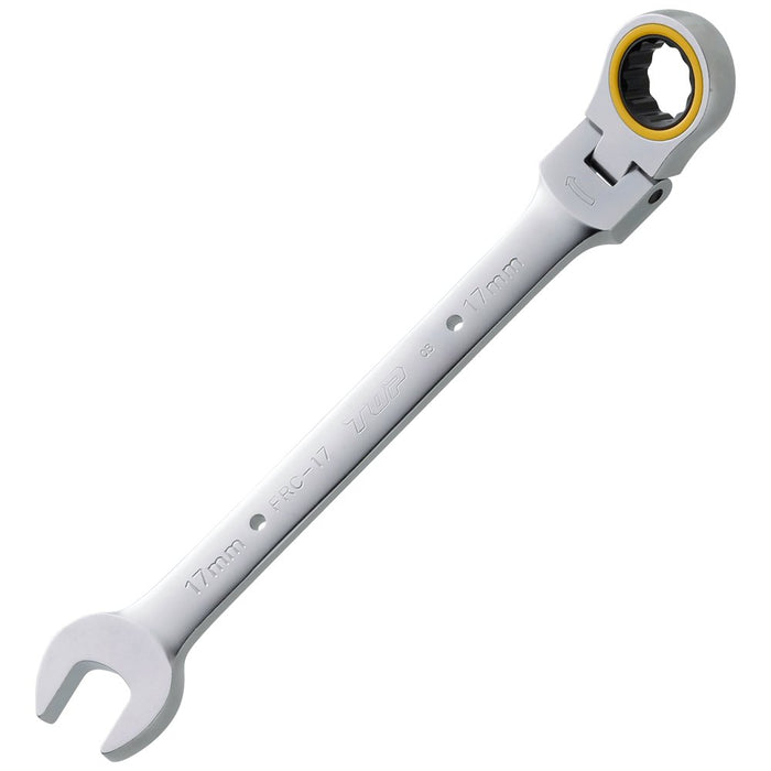 Top Kogyo Swivel Ratchet Wrench 17mm 180° Gear FRC-17 Feed Angle 5°-Kiichin - The #1 Place for Japanese Goods in Your Hand!