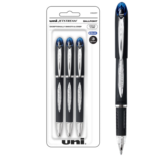 Mitsubishi Pencil Uni-Ball Jetstream Pen - 0.7mm 3-Count Ballpoint-Kiichin - The #1 Place for Japanese Goods in Your Hand!