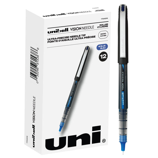 Mitsubishi Pencil Uni-Ball Vision Needle Rollerball Pen 12-Count Pack-Kiichin - The #1 Place for Japanese Goods in Your Hand!