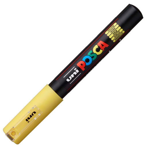 Mitsubishi Pencil Uni Water-Based Yellow Pigment Marker - Extra Fine Uniposca Pc1M.2-Kiichin - The #1 Place for Japanese Goods in Your Hand!