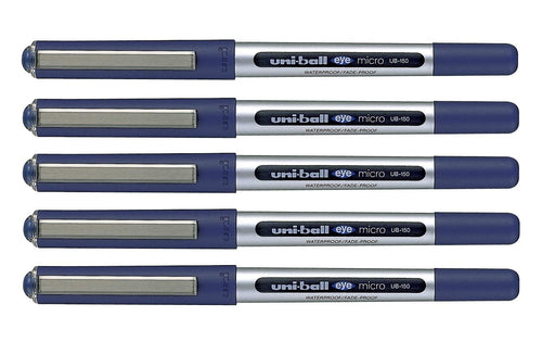 Mitsubishi Pencil Uni-Ball Eye Blue Ball Point Pen Pack of 5-Kiichin - The #1 Place for Japanese Goods in Your Hand!