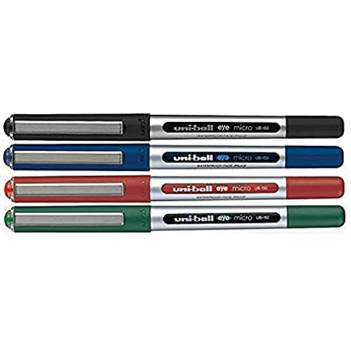 Mitsubishi Pencil Uni-Ball Eye Micro UB-150 4 Pack Mix Colors - Black Blue Red Green-Kiichin - The #1 Place for Japanese Goods in Your Hand!