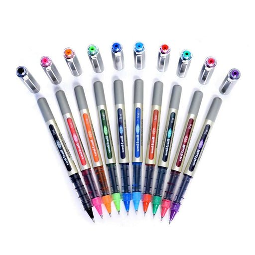 Mitsubishi Pencil Uni-Ball Eye UB-157 Medium 0.7mm Rollerball Pen 10-Pack Multicolor-Kiichin - The #1 Place for Japanese Goods in Your Hand!