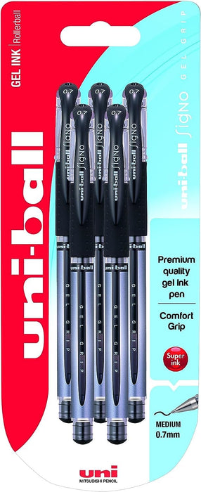 Mitsubishi Pencil Uni-Ball Signo Um151 Black Gel Ink Rollerball Pen Pack of 5-Kiichin - The #1 Place for Japanese Goods in Your Hand!