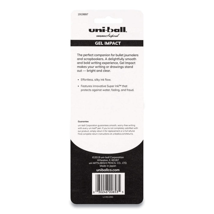 Mitsubishi Pencil Uni-Ball Signo UM-153 Bold Gel Rollerball Pens 3 Pieces - Gold Silver White-Kiichin - The #1 Place for Japanese Goods in Your Hand!