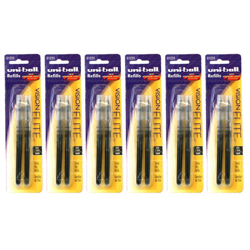 Mitsubishi Pencil Uni-Ball Vision Elite Rollerball Pen Refill Pack of 6-Kiichin - The #1 Place for Japanese Goods in Your Hand!