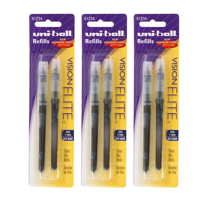 Mitsubishi Pencil Uni-Ball Vision Elite Rollerball Pen Refill Pack of 6-Kiichin - The #1 Place for Japanese Goods in Your Hand!