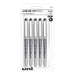 Mitsubishi Pencil Uni-Ball Vision Fine Point Roller Ball Pens Pack of 5 Black-Kiichin - The #1 Place for Japanese Goods in Your Hand!