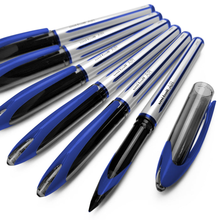 Mitsubishi Pencil Uniball Air 0.7mm Medium Ballpoint Pen - 6 Pack Blue UBA-188-L-Kiichin - The #1 Place for Japanese Goods in Your Hand!
