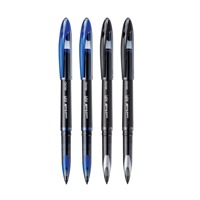 Mitsubishi Pencil Uniball Air Micro Pen Set Uba 188 M - 2 Black and 2 Blue Pens-Kiichin - The #1 Place for Japanese Goods in Your Hand!