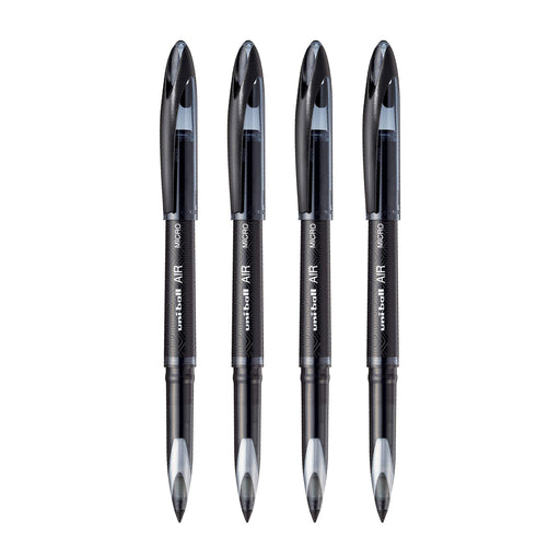 Mitsubishi Pencil Uniball Air Micro Pen Set of 4 Black UBA 188 M-Kiichin - The #1 Place for Japanese Goods in Your Hand!
