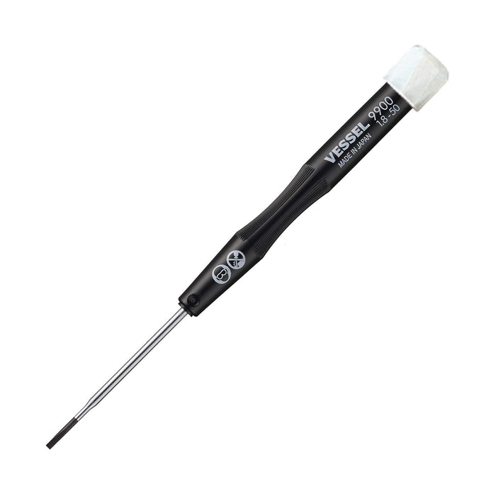 Vessel Micro Driver 9900E 1/16 Inch x 2 Inch Black Precision Tool