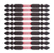 Vessel Sakisbo Torsion Bit Set of 10 Double Head +2 X 4mm X 82mm SST10P2082F-Kiichin - The #1 Place for Japanese Goods in Your Hand!