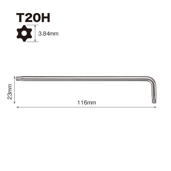 Vessel L-Type Torx Wrench T20H - Tamper-Proof 8500Txh Tool by Vessel-Kiichin - The #1 Place for Japanese Goods in Your Hand!