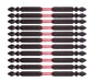 Vessel Sakisbo Torsion Bit Set Double Head +2 X 4 X 110Mm 10 Pieces-Kiichin - The #1 Place for Japanese Goods in Your Hand!