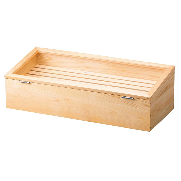 Yamacoh Cypress Sushi Neta Case with Stainless Steel Tray-Kiichin - The #1 Place for Japanese Goods in Your Hand!