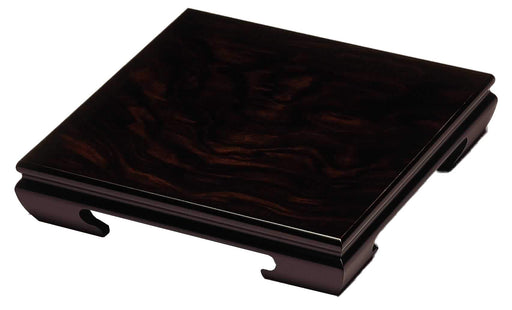 Yamaya Lacquerware Shop Ebony 30cm Wooden Flower Stand Japanese Style Decor-Kiichin - The #1 Place for Japanese Goods in Your Hand!