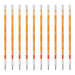 Zebra Prefeel Sarasa Orange Ink 0.4mm Lead Ballpoint Pen Refills 10 Pieces-Kiichin - The #1 Place for Japanese Goods in Your Hand!