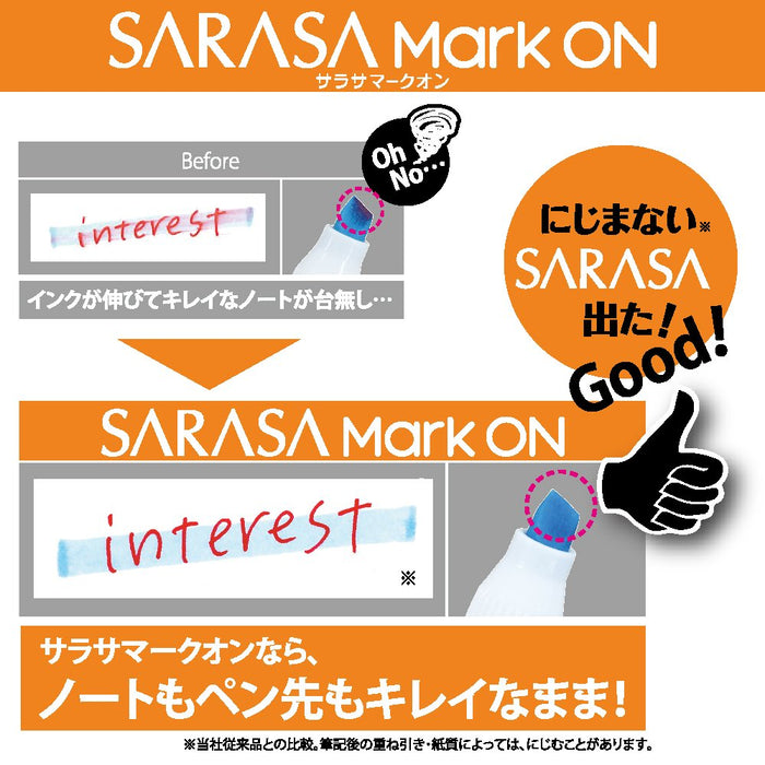 Zebra Sarasa Markon Ballpoint Pen Refill 0.4 Lead Black 10-Pack B-Rmjf4-Bk-Kiichin - The #1 Place for Japanese Goods in Your Hand!