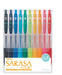 Zebra Sarasa Clip Gel Ballpoint Pens 0.4 Fine Point 10 Variety Colors Pack-Kiichin - The #1 Place for Japanese Goods in Your Hand!