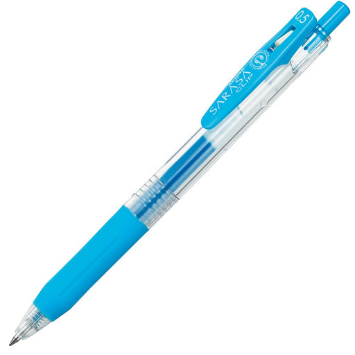 Zebra Sarasa Clip Gel Ballpoint Pen Set 0.5mm Tip 10 Pieces Light Blue-Kiichin - The #1 Place for Japanese Goods in Your Hand!