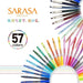 Zebra Sarasa Clip 5-Color Gel Ballpoint Pen Set 0.5mm with Case JJ15-5C-7A-Kiichin - The #1 Place for Japanese Goods in Your Hand!
