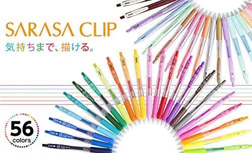 Zebra Sarasa Clip Gel Ballpoint Pens 0.7mm 5 Vibrant Colors Pack of 10-Kiichin - The #1 Place for Japanese Goods in Your Hand!