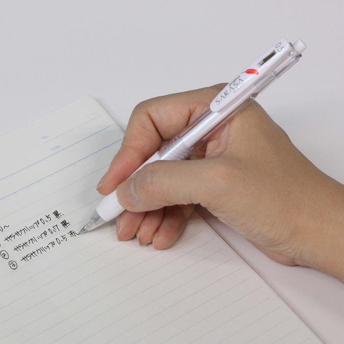 Zebra Sarasa Clip 0.5 Gel Ballpoint Pen Red Feather 10-Pack-Kiichin - The #1 Place for Japanese Goods in Your Hand!