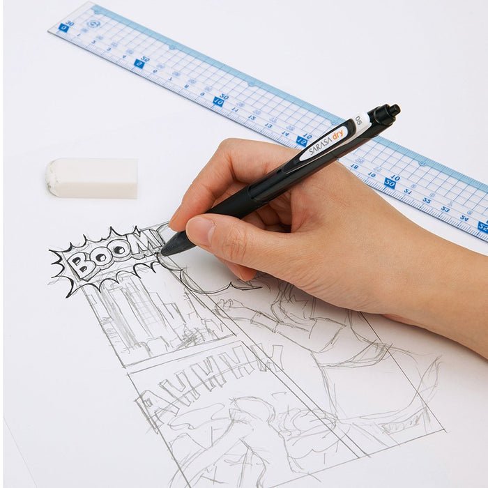 Zebra Sarasa Dry Gel Ballpoint Pen 0.4mm 10 Pack Red Ink-Kiichin - The #1 Place for Japanese Goods in Your Hand!