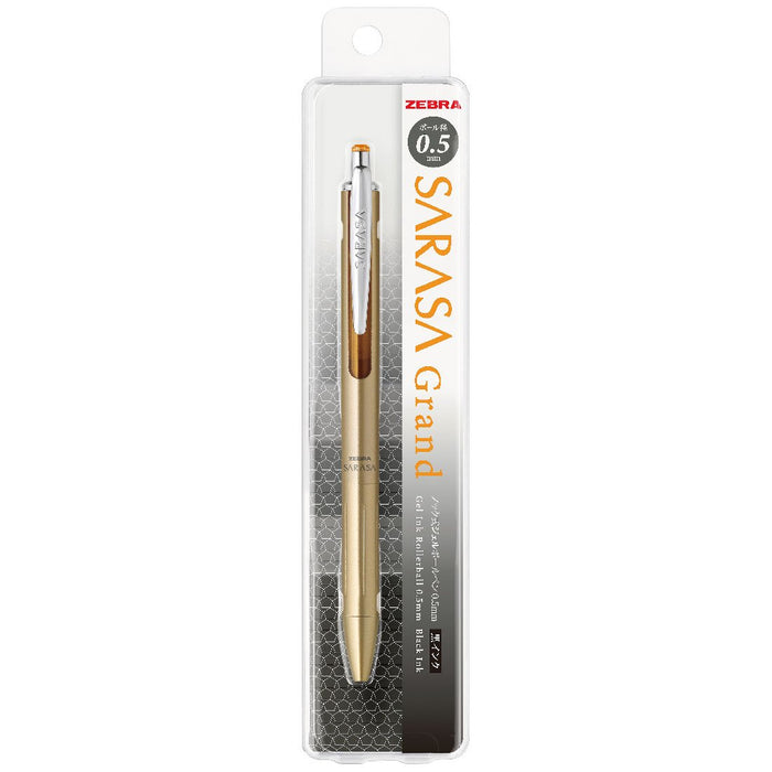 Zebra Sarasa Grand 0.5 Gold Gel Ballpoint Pen - Reliable Smooth Writing-Kiichin - The #1 Place for Japanese Goods in Your Hand!
