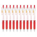 Zebra Sarasa Markon 0.5 Gel Ballpoint Pen 10 Pieces Red-Kiichin - The #1 Place for Japanese Goods in Your Hand!