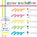 Zebra Just Fit Mozini Line Green Highlighters - Pack of 10 B-Wks22-G Series-Kiichin - The #1 Place for Japanese Goods in Your Hand!